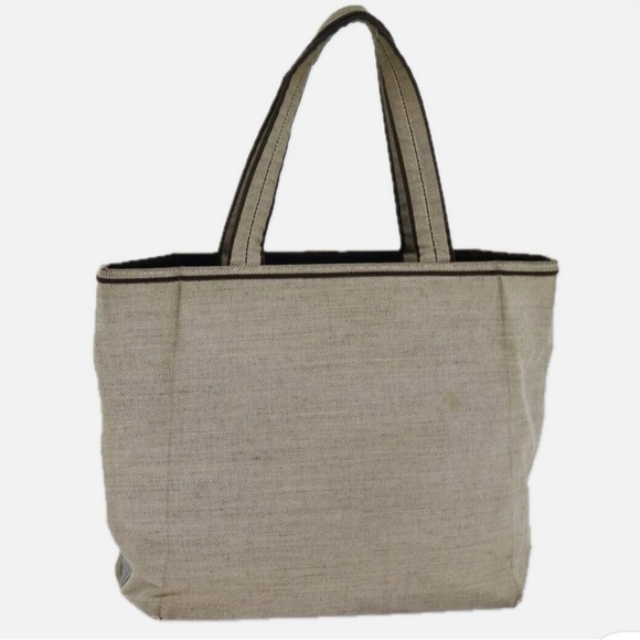 Prada Handbags - Prada de Lona Elegant Cream Tote Bag